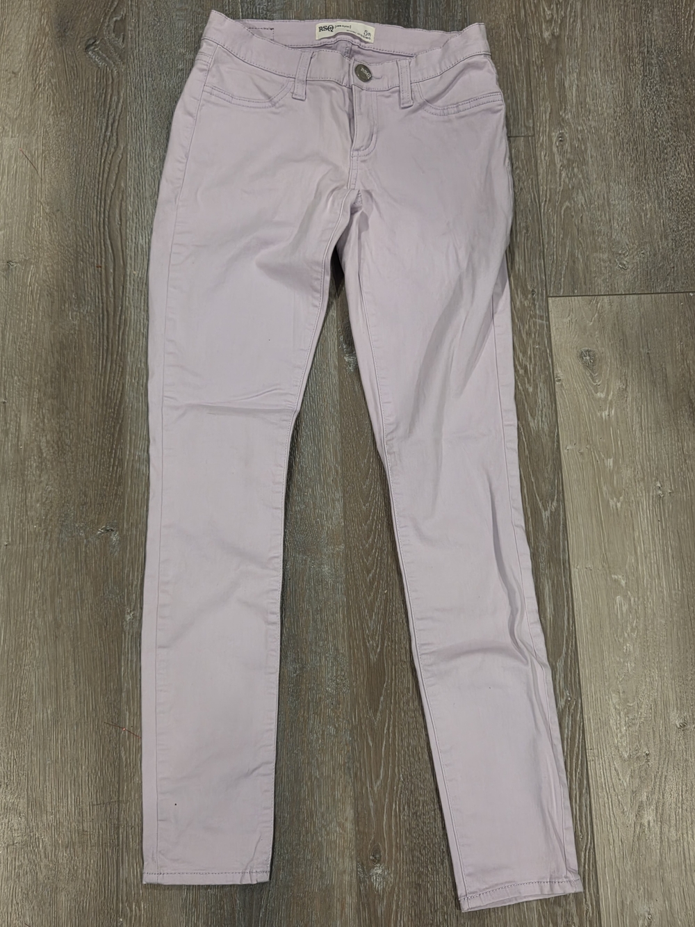 RSQ Miami Jegging Juniors 5R Light Purple Low Rise Skinny Jeans